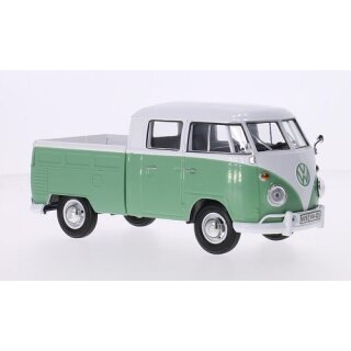 MOTORMAX MOM79343WHITE/GREEN VW T1 DoKa, weiß/grün  Maßstab 1:24