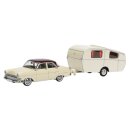 *SCHUCO 450268600 Opel Kapitän mit Anhänger...