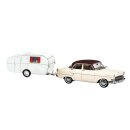 *SCHUCO 450268600 Opel Kapitän mit Anhänger...