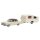 *SCHUCO 450268600 Opel Kapitän mit Anhänger Massstab: 1:43