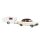 *SCHUCO 450268600 Opel Kapitän mit Anhänger Massstab: 1:43