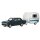*SCHUCO 450294700 Opel Kadett B mit Anhänger Massstab: 1:43