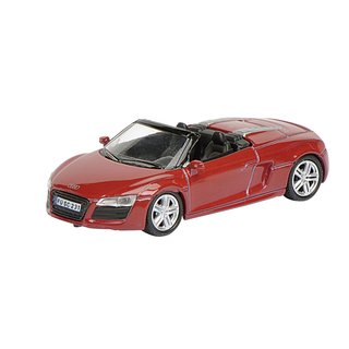 SCHUCO 452603300 Audi R8 Spyder, rot Massstab: H0
