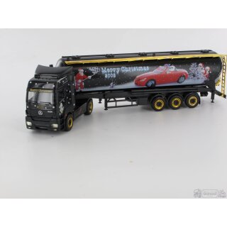 *Herpa 151658 Mercedes-Benz Axor Silo-Sattelzug Weihnachten 2005 Maßstab 1:87