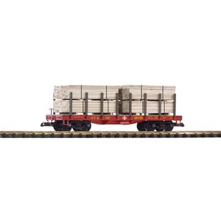 Piko 38740 Spur G Flachwagen mit Holzladung SF
