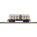 Piko 38741 Spur G Flachwagen mit Holzladung B&O