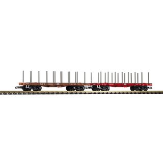 Piko 38742 Spur G 2er Set Rungenwagen NYC