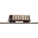 Piko 38755 Spur G Rungenwagen PRR mit Ladung