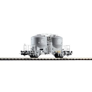 Piko 54693 Spur H0 Zementsilowagen Ucs9120, grauer Rahmen