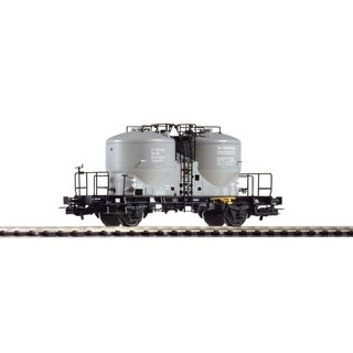 Piko 54695 Spur H0 Zementsilowagen Ucs9120, schwarzer Rahmen