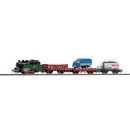 Piko 97907 Spur H0 Start-Set Dampflok mit 3...