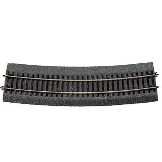 Roco 42527 Spur H0 RocoLine mit Bettung, Gebogenes Gleis R9, R=826,4mm, 15