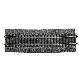 Roco 42530 Spur H0 Gebogenes Gleis R20 mit Bettung R20, r = 1962 mm/5°