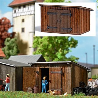 Busch 1594 Holzschuppen H0 Spur