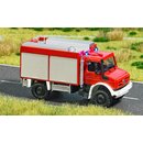 Busch 5599 Mercedes Unimog U5023, Feuerwehr mit Licht...