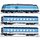 Tillig 01442 Analoges Startset mit Diesellok und Personenzug, CD, Ep.VI, Bettungsgleis Spur TT