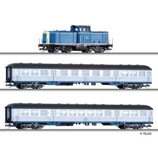 Tillig 01443 Analog-Start-Set: Personenzug mit BR 212, DB, Ep. IV  Spur TT