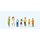 Preiser 10698 Stehende Jugendliche Spur H0