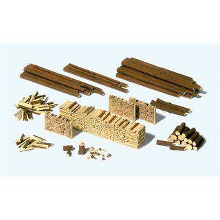 Preiser 17609 Stämme, Holzscheite, Holzstap Spur H0