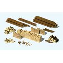 Preiser 17609 Stämme, Holzscheite, Holzstap Spur H0