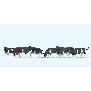 Preiser 79228 Kühe schwarz gefleckt Spur N