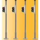 Viessmann 5096 Spur H0 Fußgaengerampel, 4 Stueck