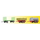 KIBRI 10908 H0 Hänger-Set Landwirtschaft Massstab: H0