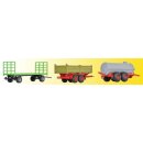 KIBRI 10908 H0 Hänger-Set Landwirtschaft Massstab: H0