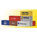 KIBRI 10924 H0 8Stk. 20ft.-Container Massstab: H0