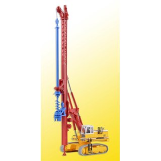 KIBRI 11279 H0 Hydraulikbagger m. Bohrgerät Massstab: H0