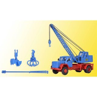 KIBRI 11290 H0 Magirus Eckhauber mit Fuchsbagger Massstab: H0