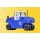 KIBRI 11557 H0 HAMM Gummiradwalze (blau) Massstab: H0
