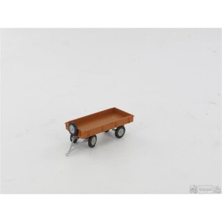 Mehlhose 10227 Anhänger T4 hellbraun, graue Felgen Maßstab: 1:87