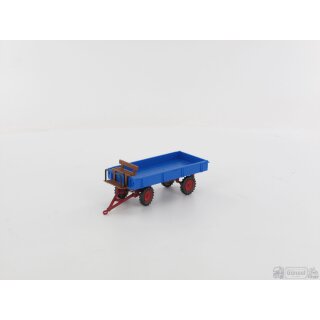Mehlhose 9210 Anhänger T4 mit Sitzbank blau/rot/rot Massstab: 1:87