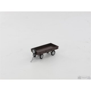 Mehlhose 10228 Anhänger T4 dunkelbraun/graue Felgen Maßstab: 1:87