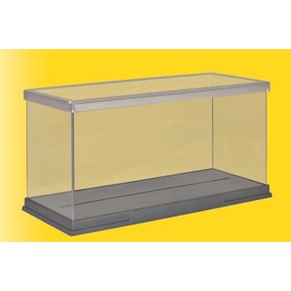 KIBRI 12061 Sammler-Vitrine mit Gleis 19x8x10,5cm Massstab: H0