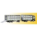 KIBRI 12248 H0 Viehtransporter mit Hänger Massstab: H0
