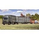 KIBRI 12248 H0 Viehtransporter mit Hänger Massstab: H0
