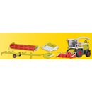 KIBRI 12264 CLAAS Jaguar mit Anbaugeräten Massstab: H0