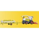 KIBRI 12264 CLAAS Jaguar mit Anbaugeräten Massstab: H0