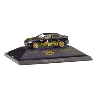 *Herpa 102117 Audi A5 Sportback, Herpa Weihnachts-PKW 2017  Maßstab 1:87