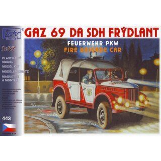 SDV 10443 Bausatz Gaz 69A, Feuerwehr DA SDH Frýdlant Maßstab: 1:87