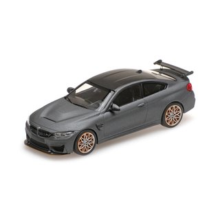 Minichamps 410025220 BMW M4 GTS - 2016 - MATT GREY W/ ORANGE WHEELS