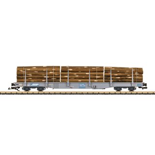 LGB L45924 Spur G Rungenwagen mit Stammholz RhB Ep. VI