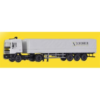 KIBRI 14638 DAF 2achs ZM m.Planenaufliege Massstab: H0
