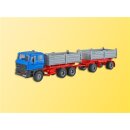 KIBRI 14651 NH DAF 3achs Zugmaschiene mit Massstab: H0