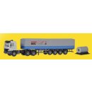 KIBRI 14652 ACTROS mit Planen-Pritschenau Massstab: H0