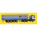 KIBRI 14652 ACTROS mit Planen-Pritschenau Massstab: H0