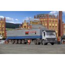KIBRI 14652 ACTROS mit Planen-Pritschenau Massstab: H0