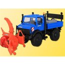 KIBRI 14997 Unimog mit Seitenschneefr Massstab: H0